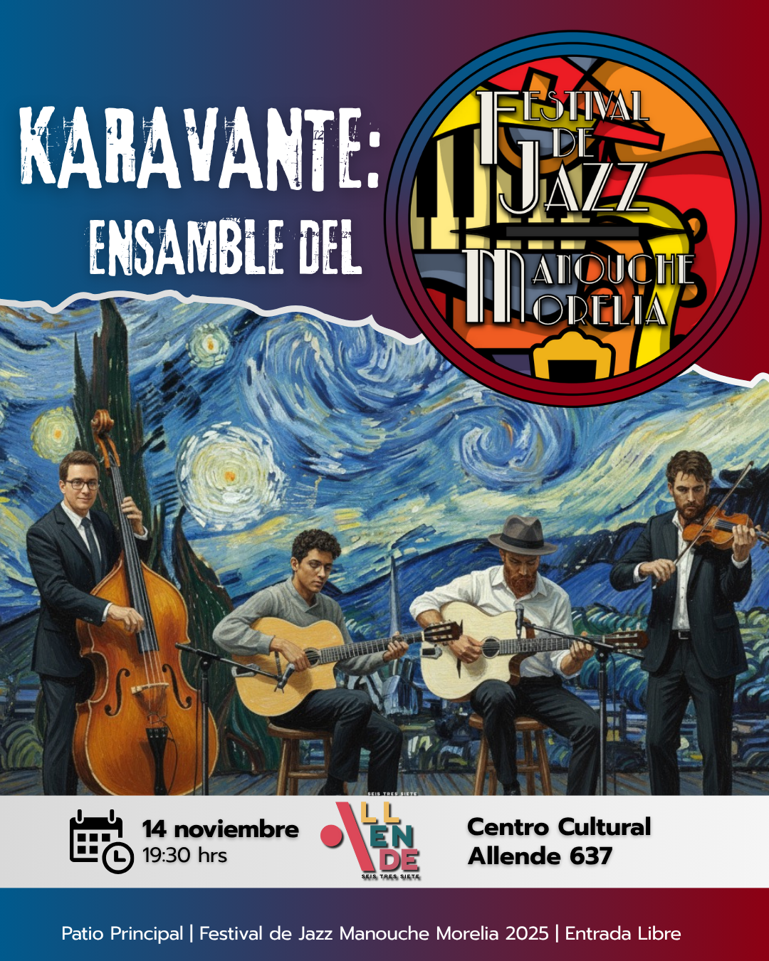 Ensamble Karavante / Festival Jazz Manouche de Morelia